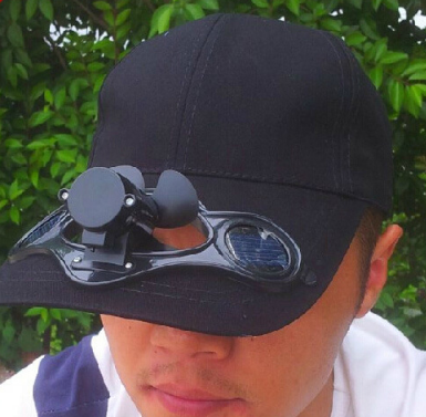 Fashion Solar Power Hat Cap With Cooling Fan Sunhat for Outdoor Golf  Baseball Cycling Hiking !!